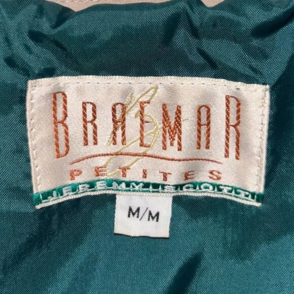 Braemar Jeremy Scott Petites Vintage Oversized Button Up Jacket Coat - Picture 3 of 6